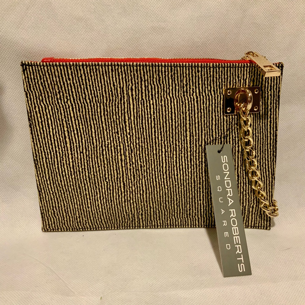 Sondra Roberts Squared Clutch Brand New With Tags